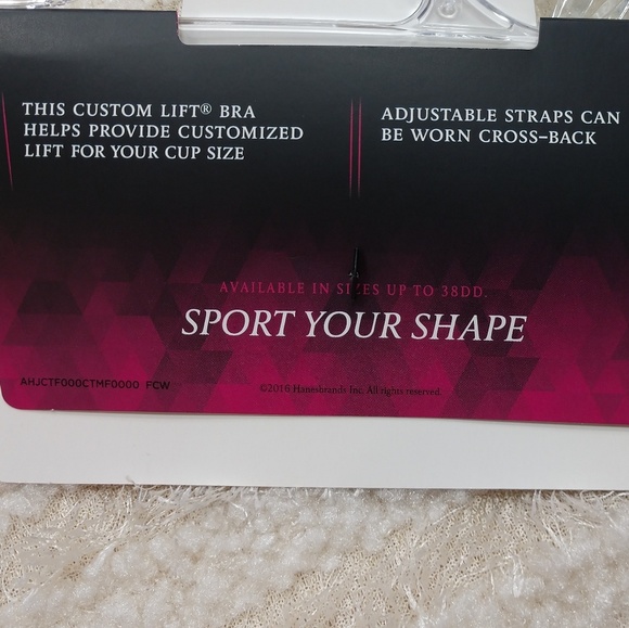 Maidenform Sport Bra Heather Black dot DM7990 34C - Picture 7 of 8